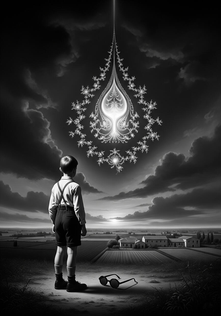 Il Bimbo di Ieri - Visione Frattale Bimbo che ha una visione del frattale