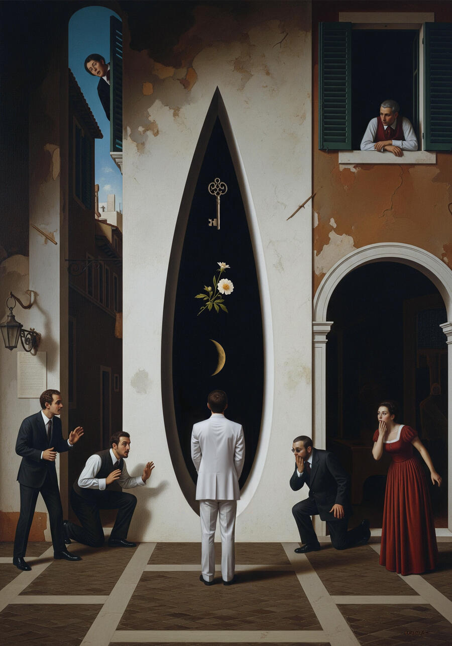 Breccia nel quotidiano il custode de Tempo Zero di fronte alla soglia